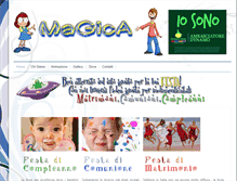 Tablet Screenshot of festamagica.it